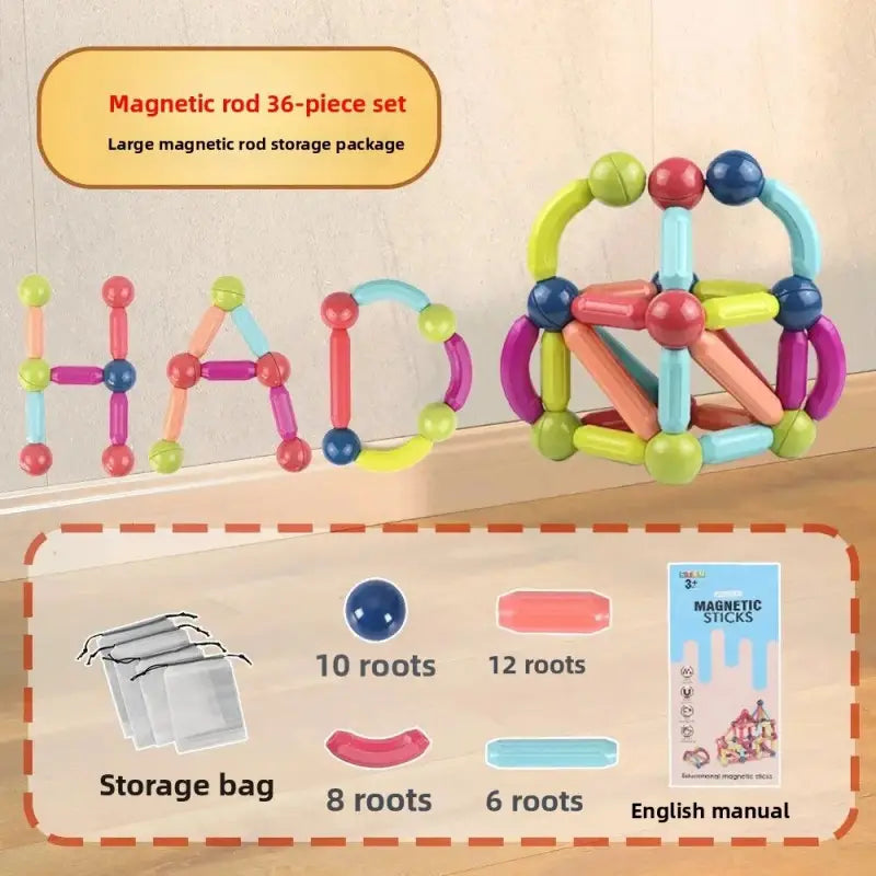 Magnetic building set
