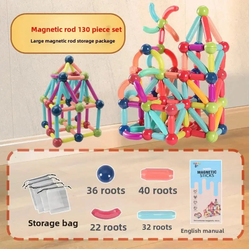 Magnetic building set