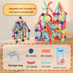Magnetic building set