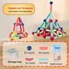 Magnetic building set