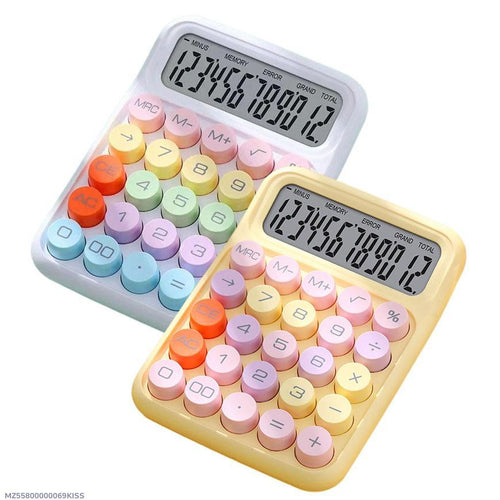 Cute colorful calculator