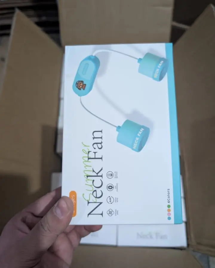 Portable neck fan