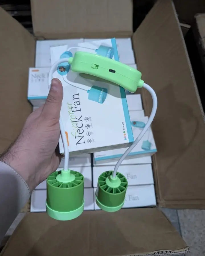 Portable neck fan