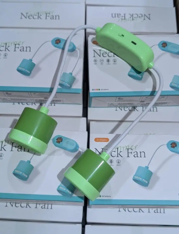 Portable neck fan