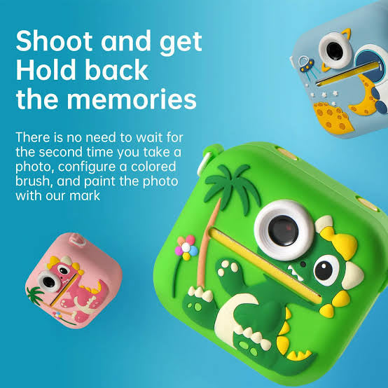 DinoPrint™ Kids Instant Print HD Camera & Creative Kit